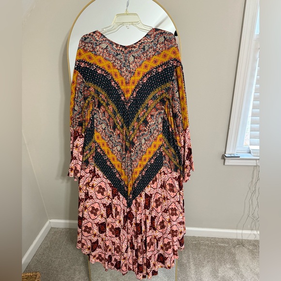 Umgee Pattern Duster Sweater - Picture 3 of 4